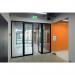 Durable Floor Infostand With Aluminium Snap Frame A4 Silver 479823 DB73554