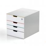 Durable Varicolor Mix Safe 4 Drawer Storage Organiser A4+ 762627 DB73612