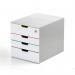 Durable Varicolor Mix Safe 4 Drawer Storage Organiser A4+ 762627 DB73612