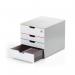Durable Varicolor Mix Safe 4 Drawer Storage Organiser A4+ 762627 DB73612