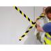 Durable Duraline Floor Marking Tape 50mm x 33m YellowBlack 1044130 DB73624