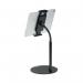 Durable TWIST 360 Gooseneck Tablet and Phone Holder iPad Desk Stand Black 894101 DB73814