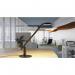 Durable Luctra LITE 3D Gesture Control Bio Effective Desk Lamp Aluminium Black 921301 DB73827