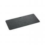 Durable Premium Soft Felt Desk Mat With Fold Out Phone Holder 70x33cm Charcoal 708158 DB73953