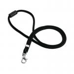 Durable Recycled Fabric Lanyard Black (Pack of 10) 824101 DB74098