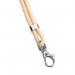 Durable Recycled Fabric Lanyard Beige (Pack of 10) 824116 DB74109