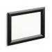 Durable Aluminium Snap Frame Notice Holder A5 Black 479501 DB74129