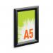Durable Aluminium Snap Frame Notice Holder A5 Black 479501 DB74129