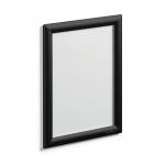 Durable Aluminium Snap Frame Notice Holder A4 Black 479601 DB74135