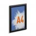 Durable Aluminium Snap Frame Notice Holder A4 Black 479601 DB74135