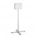 Durable Outdoor Stainless Steel Floor Stand A4 Grey 502057 DB74212