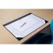 Durable Calendar Desk Mat 590x420mm Black 729801 DB74453