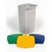 Durable Durabin Bin Square 40 Litre 310x340x605mm Grey 1800798050 DB79805