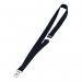 Durable Name Badge Lanyard 20mm Black (Pack of 10) 8137/01 DB80009