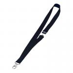 Durable Soft Lanyard with Clip and Safety Release Black (Pack of 10) 813701 DB80009