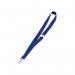 Durable Soft Lanyard with Clip and Safety Release Blue (Pack of 10) 813707 DB80013