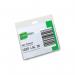Durable Name Badge with Euro Perforation Partial Cover 60x90mm Transparent (Pack of 20) 813619 DB80027