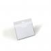Durable Name Badge with Euro Perforation Partial Cover 60x90mm Transparent (Pack of 20) 813619 DB80027