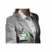 Durable 60x90mm Security Fastener Name Badge (Pack of 25) 8003 DB8003