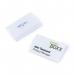 Durable Pin Name Badge 54x90mm Transparent (Pack of 50) 8004 DB8004