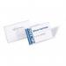 Durable Pin Name Badge 40x75mm Clear (Pack of 100) 8008 DB8008