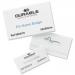 Durable Pin Name Badge 40x75mm Transparent (Pack of 100) 8008
