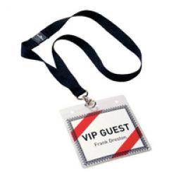 Durable Delegate Badge with Black - 1 x Pack | DB80112 | Name Badges