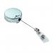 Durable Secure Retractable Badge Reel for ID and Keys Chrome (Pack of 10) 822523 DB80284