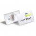 Durable Click Fold Name Badge With Combi Clip 40x75mm (Pack of 25) 821119 DB80302