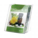 Durable Combiboxx Literature Holder A4 Portrait Clear Set of 3 8580/19 DB80342