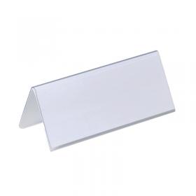 Durable Table Place Name Holder 61x150mm Clear (Pack of 25) 8050 DB8050