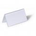 Durable Table Place Name Holder 52x100mm Transparent (Pack of 25) 8051 DB8051