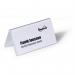 Durable Table Place Name Holder 52x100mm Transparent (Pack of 25) 8051 DB8051