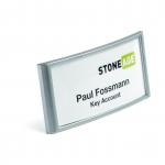 Durable Classic Clip Name Badge 30x65mm (Pack of 10) 854123 DB80781