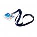 Durable Soft Premium Lanyard with Clip and Safety Release Blue (Pack of 10) 812728 DB80868
