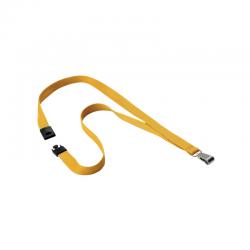 Durable Textile Lanyard with Snap Hook Ochre (Pack of 10) 8127135 DB80872