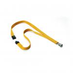Durable Textile Lanyard With Snap Hook 15mm Ochre (Pack of 10) 8127135 DB80872