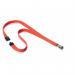 Durable Textile Lanyard With Snap Hook 15mm Coral (Pack of 10) 8127136 DB80874