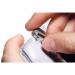 Durable Card Holder Pushbox Trio Transparent 892019 DB80879