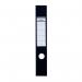 The photo shows 10 black, self-adhesive spine labels by ORDOFIX, each measuring 60x390mm. These durable labels have a sleek design and are perfect for organizing and labeling books, binders, and more. The labels can be easily applied and remain securely in place thanks to their strong adhesive.