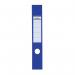 The photograph shows a pack of 10 blue Durable ORDOFIX self adhesive spine labels. Each label measures 60x390mm and features a durable design. The labels are perfect for organizing and labeling files with ease.