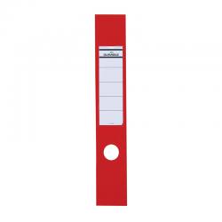 Durable Ordofix Self-Adhesive File Spine Label 60mm Red (Pack of 10) 8090/03 DB8090R