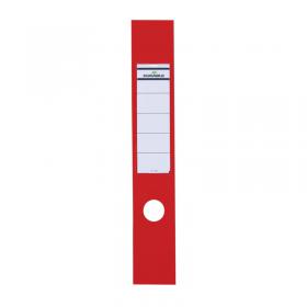 Durable Ordofix Self-Adhesive File Spine Label 60mm Red (Pack of 10) 8090/03 DB8090R