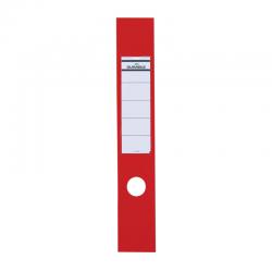 Durable Ordofix Self-Adhesive File Spine Label 60mm Red (Pack of 10) 809003 DB8090R