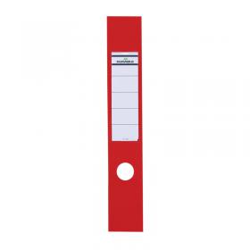 Durable ORDOFIX Self Adhesive Spine Label 60x390mm Red (Pack of 10) 809003 DB8090R
