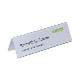 Durable Table Place Name Holder 61x210mm Clear (Pack of 25) 8052/19 DB81055