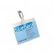 Durable Visitor Badge with Rotating Clip 60x90mm Clear (Pack of 25) 8106 DB8106