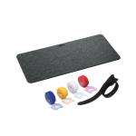 Durable Effect Desk Mat Charcoal + FOC Cable Ties DB810763