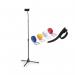 In the image, we see a sturdy gooseneck holder with a durable desk stand, specifically designed for holding tablets, phones, and iPads. The set includes convenient cable ties for organizing cords.