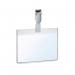 Durable Visitor Badge with Plastic Clip 60x90mm Clear (Pack of 25) 8143/19 DB814319